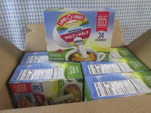 (C-1) 6 Boxes of 24 Half and Half C...