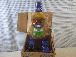 (B-3) 6 Bottles of Kraft Tuscan Hou...