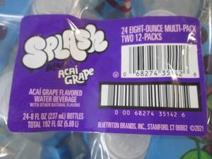 (C-2) 24 Bottles of Splash Acai Gra...