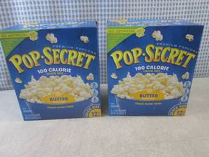 (B-2) 2 Boxes of Pop-Secret Snack S...