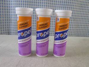 (B-1) 3 Tubes of Propel Lemon Black...