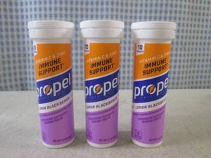 (B-1) 3 Tubes of Propel Lemon Black...