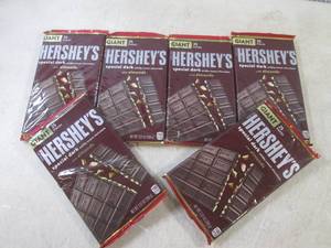 (B-3) 6 Giant 25pc Hersheys Specia...