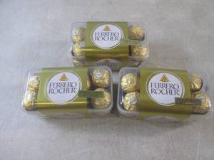 (B-3) 3 Packs of Ferrero Rocher Fin...