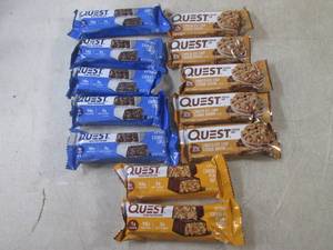(B-1) 12 Assorted Quest Protein Bar...