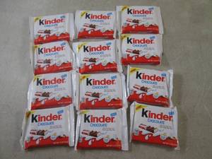 (B-2) 12 Kinder Chocolate Candy Bar...