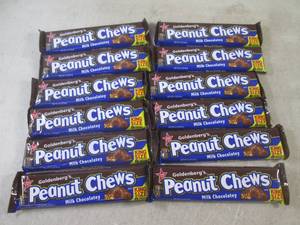 (B-2) 12 King Size 8pc Peanut Chews...