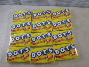 (C-1) 12 Boxes of DOTS Gumdrops 6.5...