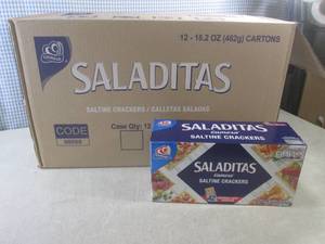 (C-1) 12 Boxes of Saladitas Saltine...