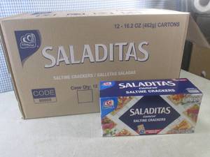 (C-1) 12 Boxes of Saladitas Saltine...