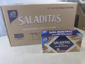(C-1) 12 Boxes of Saladitas Saltine...