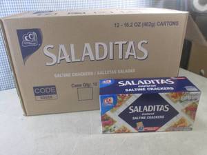 (C-1) 12 Boxes of Saladitas Saltine...