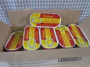 (B-2) 25 Cans of Flat Fillets of An...