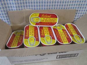 (B-2) 25 Cans of Flat Fillets of An...