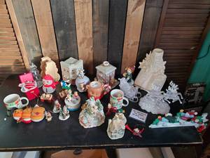 lot 59 image: Misc lot of Ceramic Items and other fun display pieces