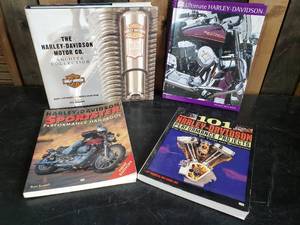 lot 9 image: 4 Harley Davidson Books   All in Great condition with Awesome Photos