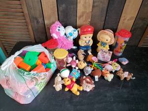 lot 16 image: fun Lot of Vintage Fisher Price toys Vintage Ceramic Boy and Girl and Much More