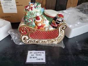 lot 22 image: New in Box St. Nicholas Collection Cookie Jar No Chips or Cracks Never Used