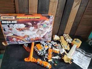 lot 40 image: Vintage Matchbox Mega Rig Appears to have all the pieces with original Box