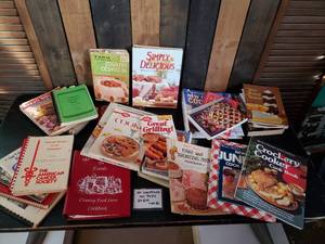 lot 56 image: Great Lot of Cookbooks from back in the day   Betty Crocker Weight Watcher and More