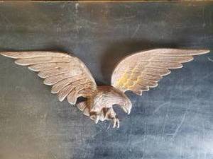 lot 81 image: Fantastic Heavy Cast iron Vintage Early 20th Century Eagle this is Amazing