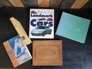 lot 88 image: Vintage Lot of Car Books   Great Pictures and Articles