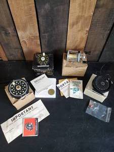 lot 91 image: Lot of Vintage Fly and fishing Reels Medalist Pflueger