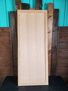 lot 94 image: NOTICE DESCRIPTION  Never Hung White Oak Cabinet DoorsPanels New Approx 54 x 22