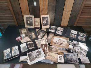 lot 129 image: Large Lot of Various Vintage Photos and albums Many from the 20s So Cool