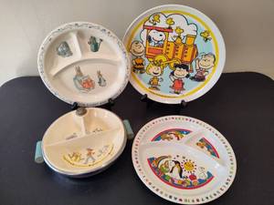 lot 28 image: Vintage Childrens Plates