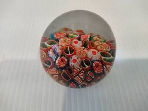 lot 96 image: MURANO Glass Millefiori Paperweight