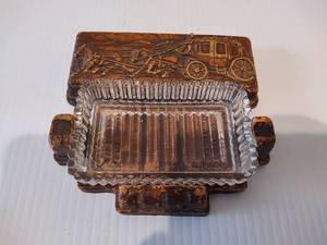 lot 88 image: Vintage Wood Ashtray