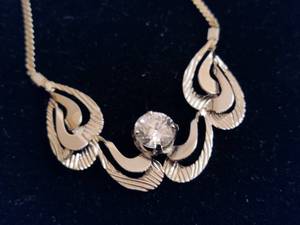 lot 102 image: Sterling Necklace with Rhinestone