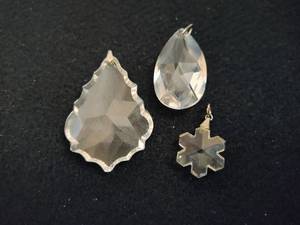 lot 110 image: Three Crystal Pendants