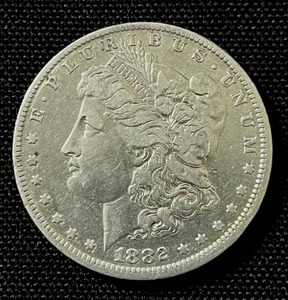 lot 14 image: 1882-O Morgan Silver Dollar - VFF
