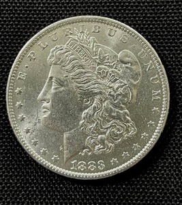 lot 18 image: 1883-O Morgan Silver Dollar AU-EF