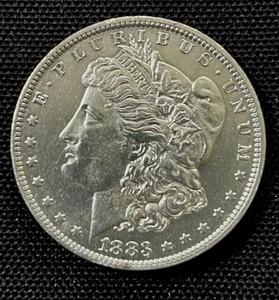 lot 20 image: 1883-O Morgan Silver Dollar EF