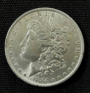 lot 22 image: 1884-O Morgan Silver Dollar EF