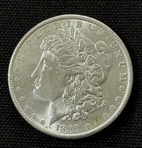 lot 29 image: 1889-P Morgan Silver Dollar AU-EF