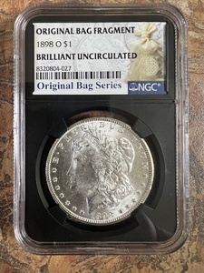 1898-O Morgan in Brilliant Uncirculated Condition, Bag Frag