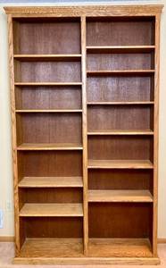 lot 46 image: Adjustable Bookshelf - 12 Shelves - 48 W x 10.5 D x 84 H