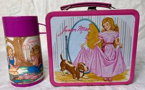 lot 73 image: Vintage Aladdin Junior Miss Lunchbox with Thermos