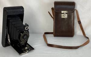 lot 82 image: Kodak No. 2A Folding Cartridge Premo Camera and Case