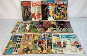 lot 65 image: Collection of Comic Books from Marvel Comics, DC Comics, Dennis the Menace, Treasure Chest, Harvery Comics, Dell, Archie and more