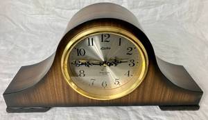 Linden Electronic Strike Chime Mantle Wooden Clock #7012