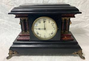 Gilbert Clock Co. 4 Column Mantel Clock