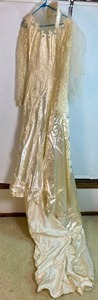 Vintage 1951 Wedding Dress and Veil