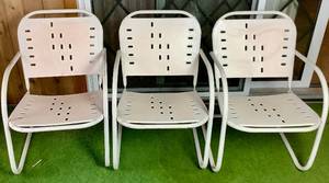 Duracraft Metal Patio Chairs - Set of 3