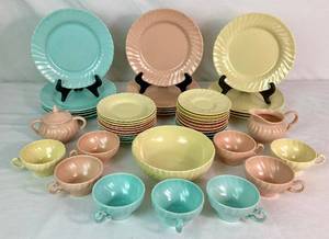 Dinnerware Set of Franciscan Coronado Coral Matte