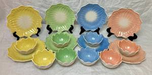 Anchor Hocking Fire King Lotus Blossom Set